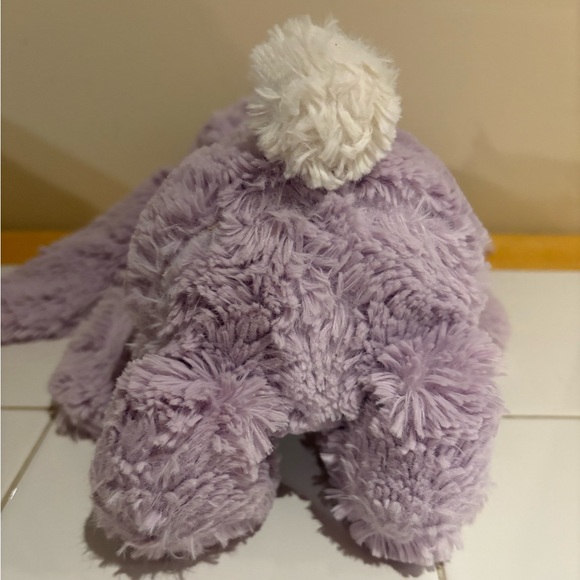 Jellycat Medium Bashful Bunny Purple Lilac Lavender Plush Stuffed Animal 12” - Picture 8 of 13